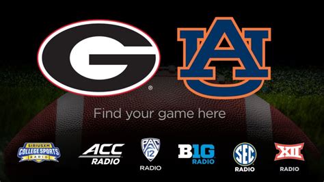 sirius radio auburn georgia football|auburn football radio broadcast live.